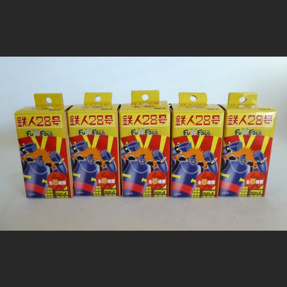 NEW VINTAGE RUN’A JAPAN TETSUJIN 28 GIGANTOR FULL FACE MINI BOBBLE HEAD FIGURE C - Picture 7 of 16